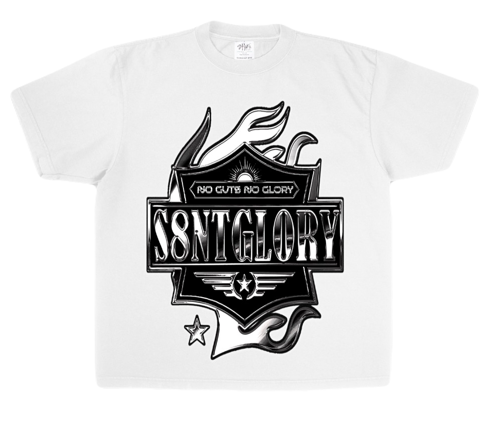 NO GUTS NO GLORY HEAVYWEIGHT T-SHIRT