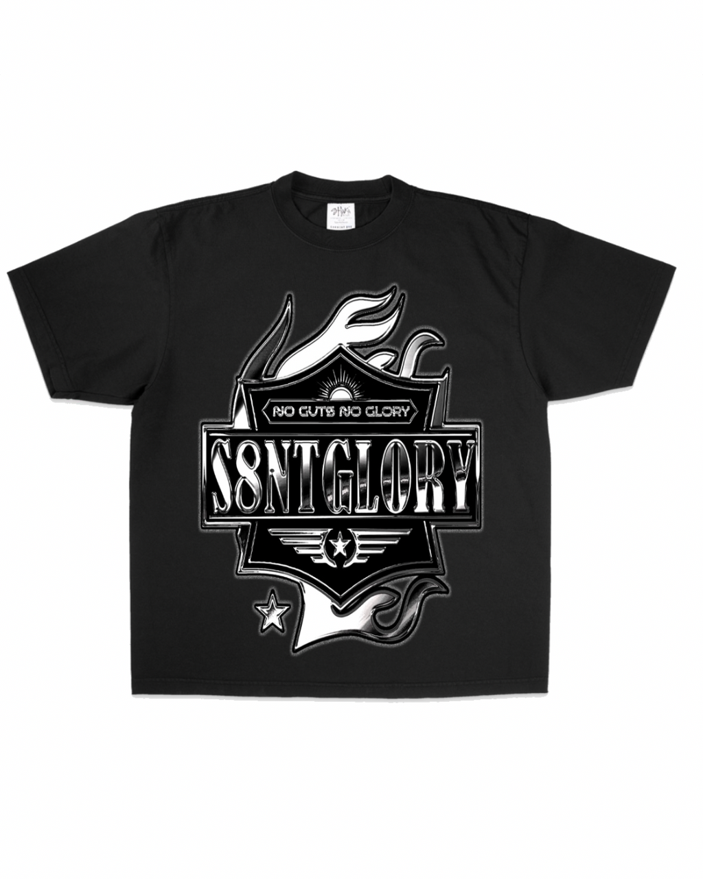 NO GUTS NO GLORY HEAVYWEIGHT T-SHIRT